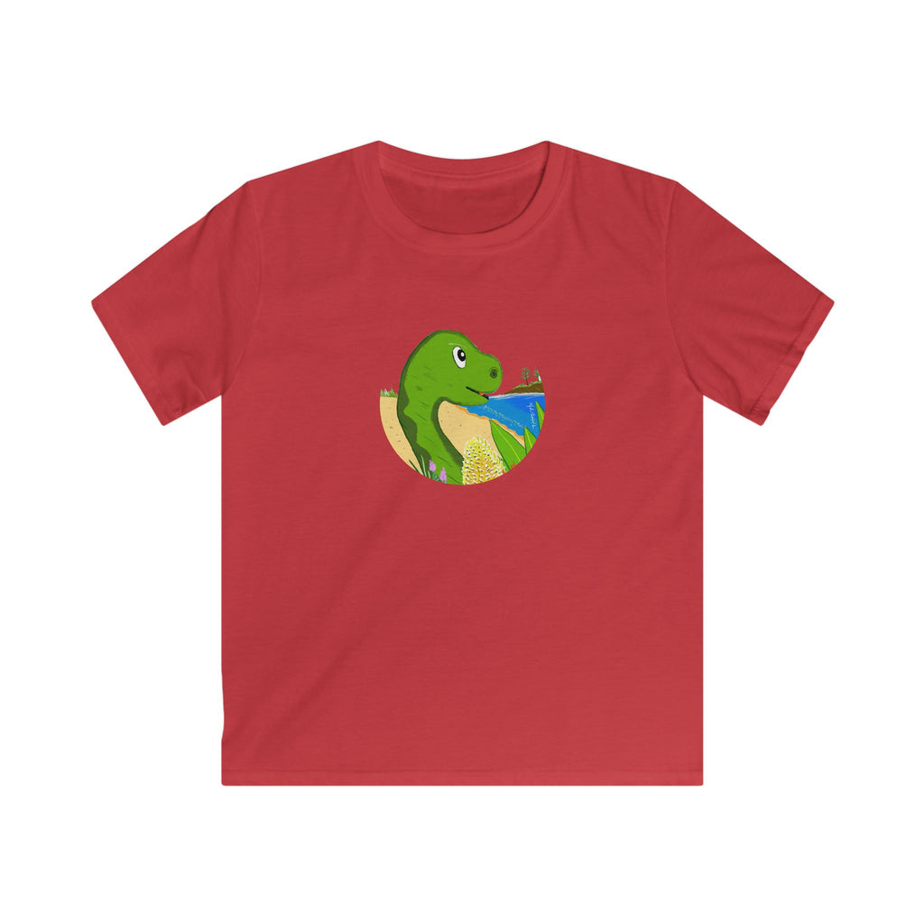 Adventurebeatz  Roaming Rex Australia , Dinosaur, Kids Softstyle Tee
