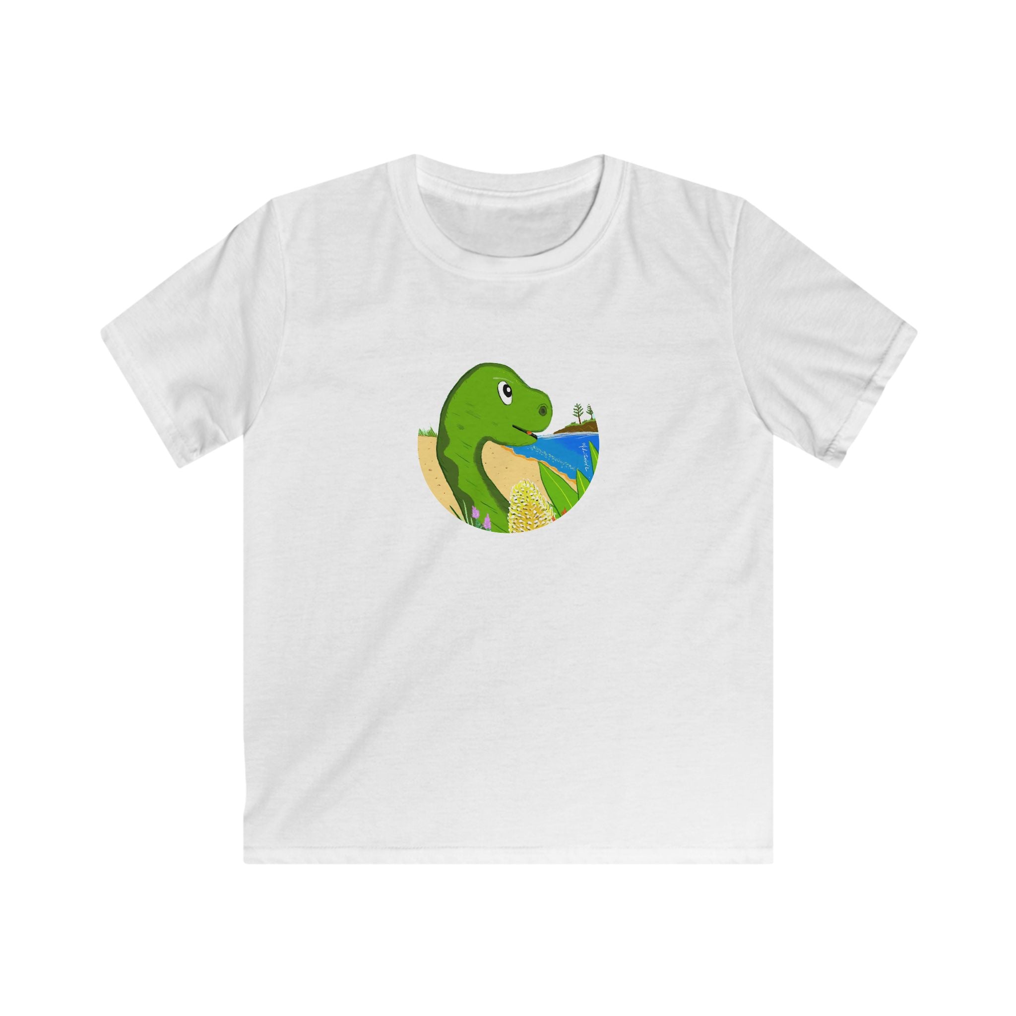 Adventurebeatz  Roaming Rex Australia , Dinosaur, Kids Softstyle Tee