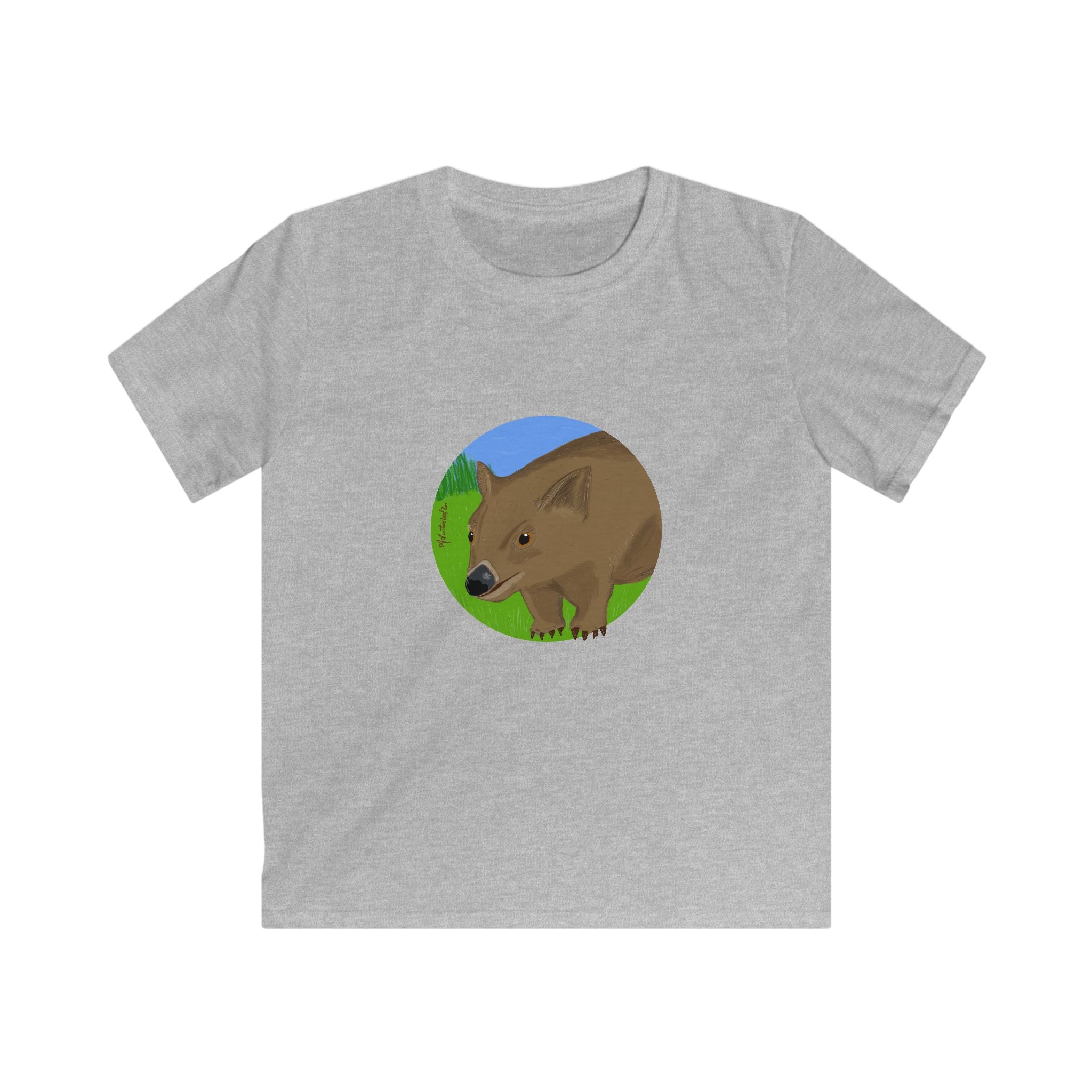 Adventurebeatz  Wombat Australia Kids Softstyle Tee