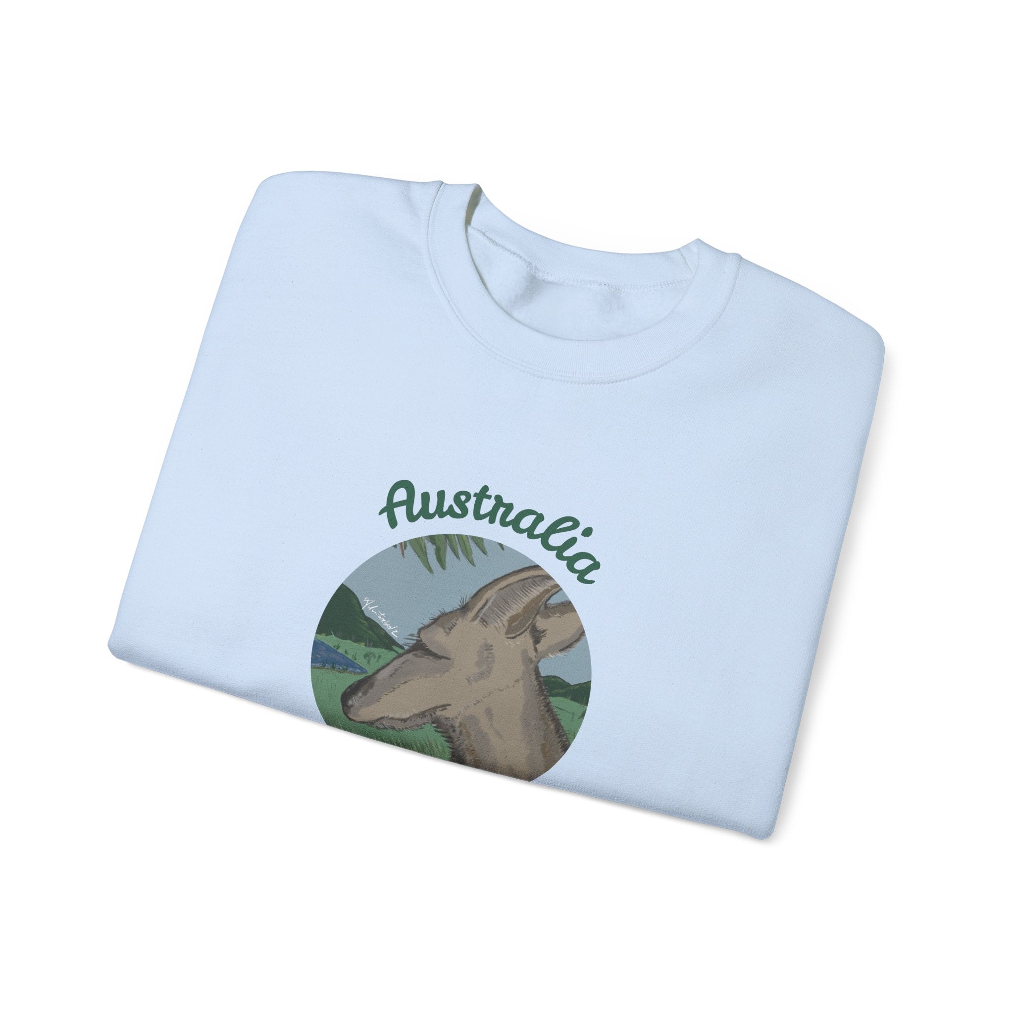 Australia Kangaroo Unisex Heavy Blend™ Crewneck Sweatshirt