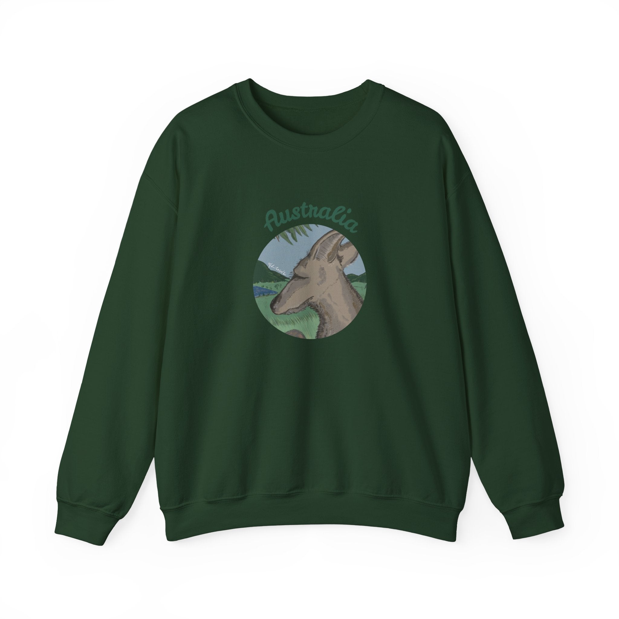 Australia Kangaroo Unisex Heavy Blend™ Crewneck Sweatshirt