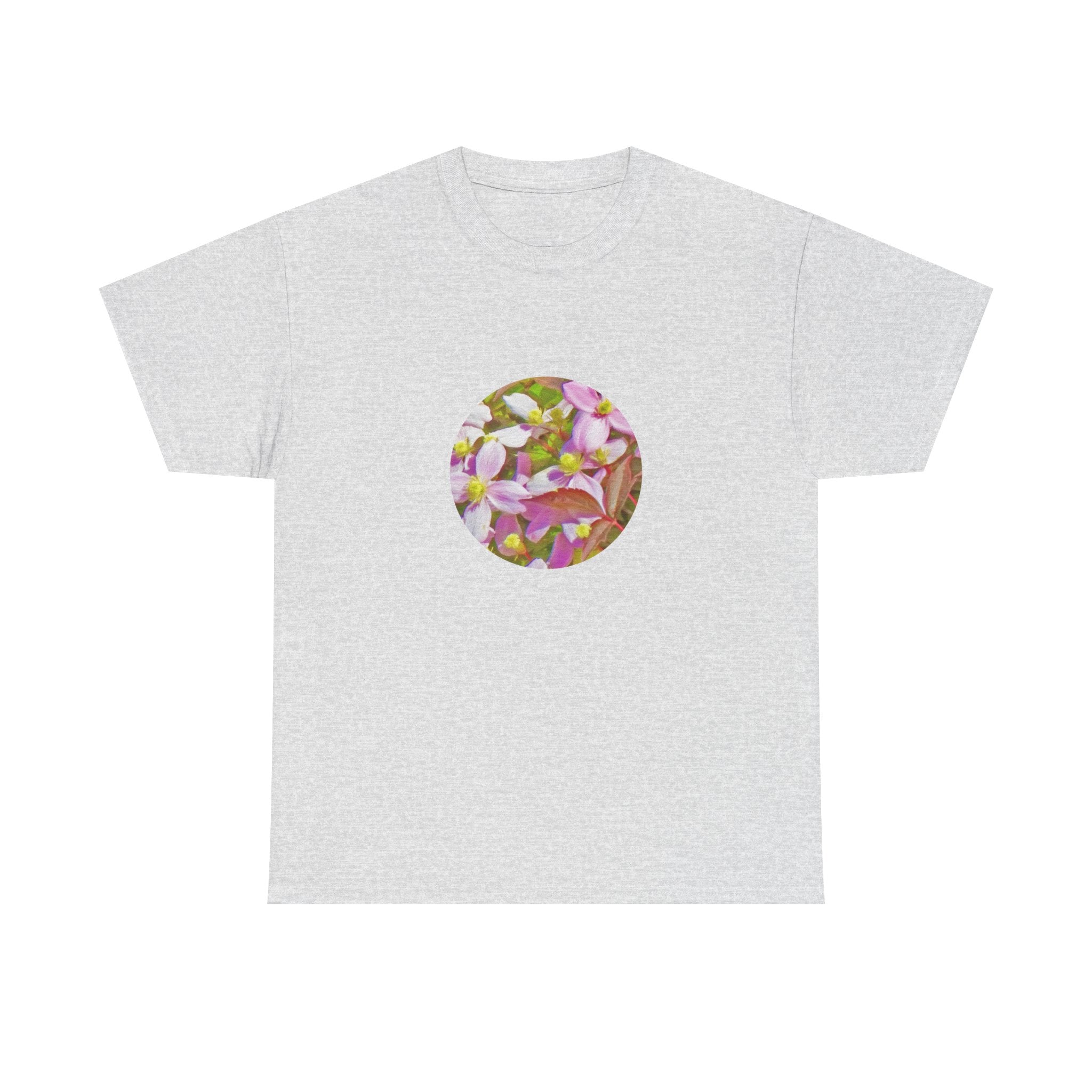 Adventurebeatz Floral Print Unisex Heavy Cotton Tee