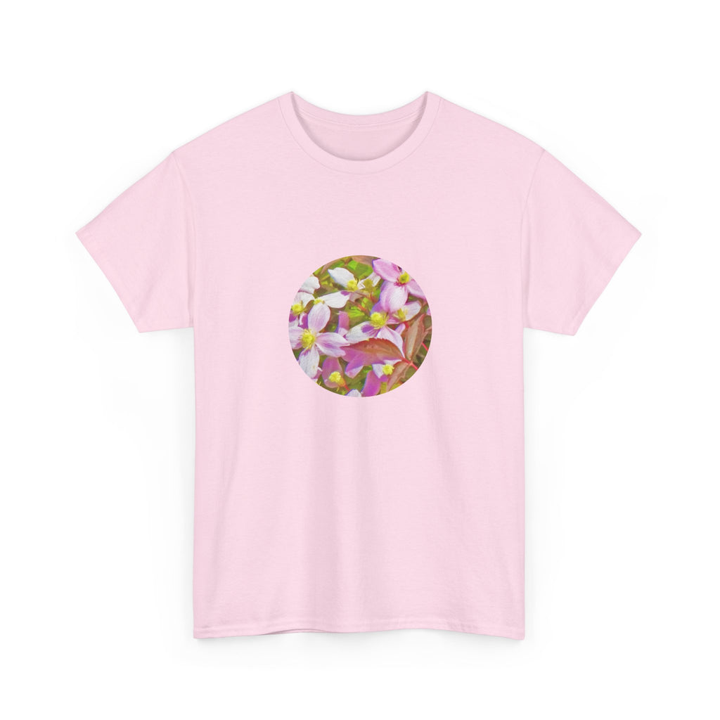 Adventurebeatz Floral Print Unisex Heavy Cotton Tee