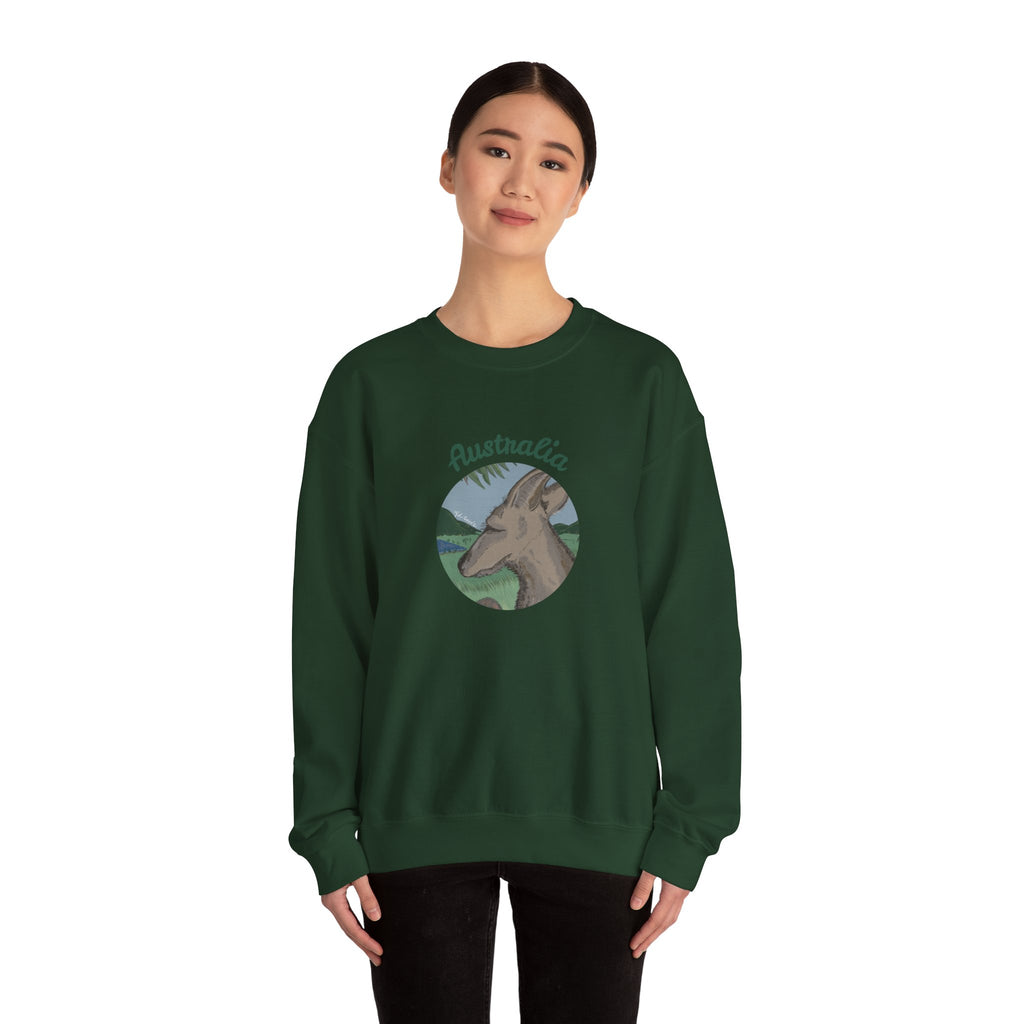 Australia Kangaroo Unisex Heavy Blend™ Crewneck Sweatshirt