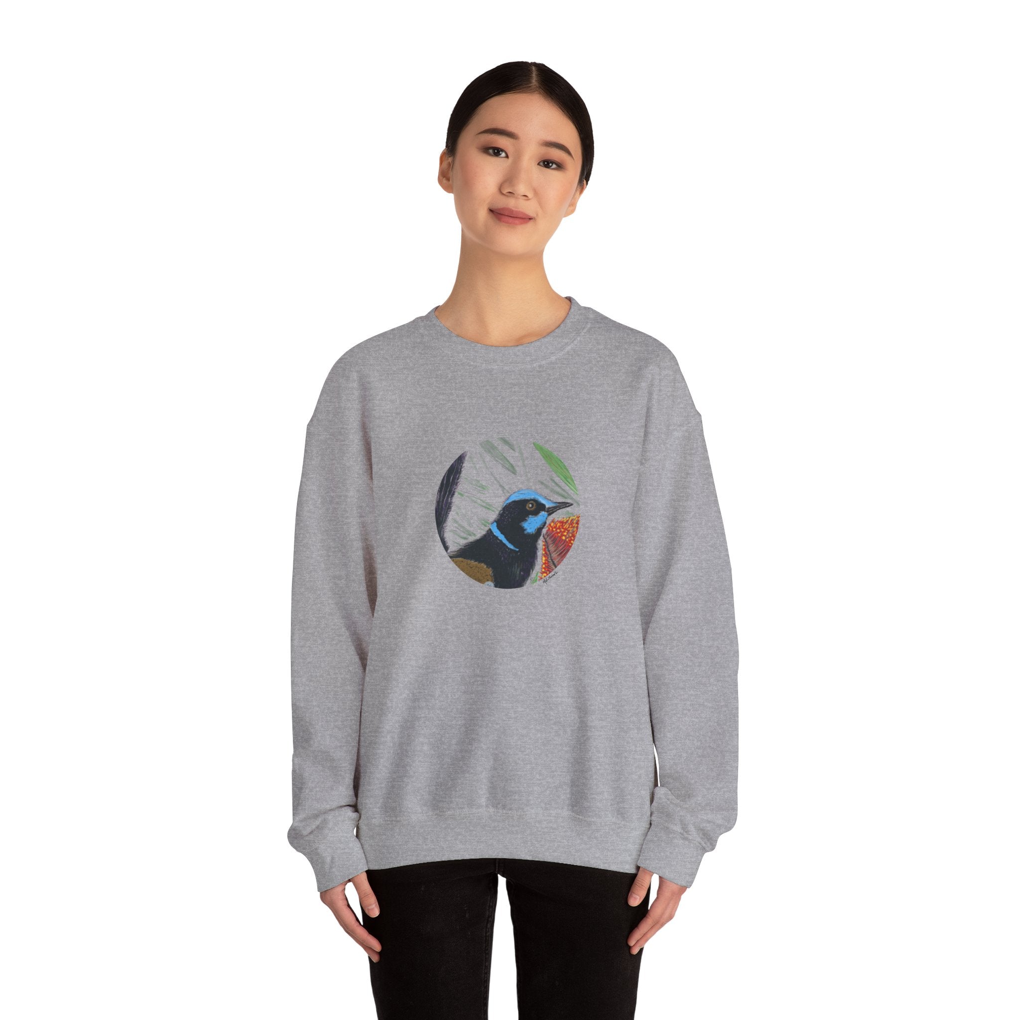 Adventurebeatz Fairy Wren Australia Unisex Heavy Blend™ Crewneck Sweatshirt