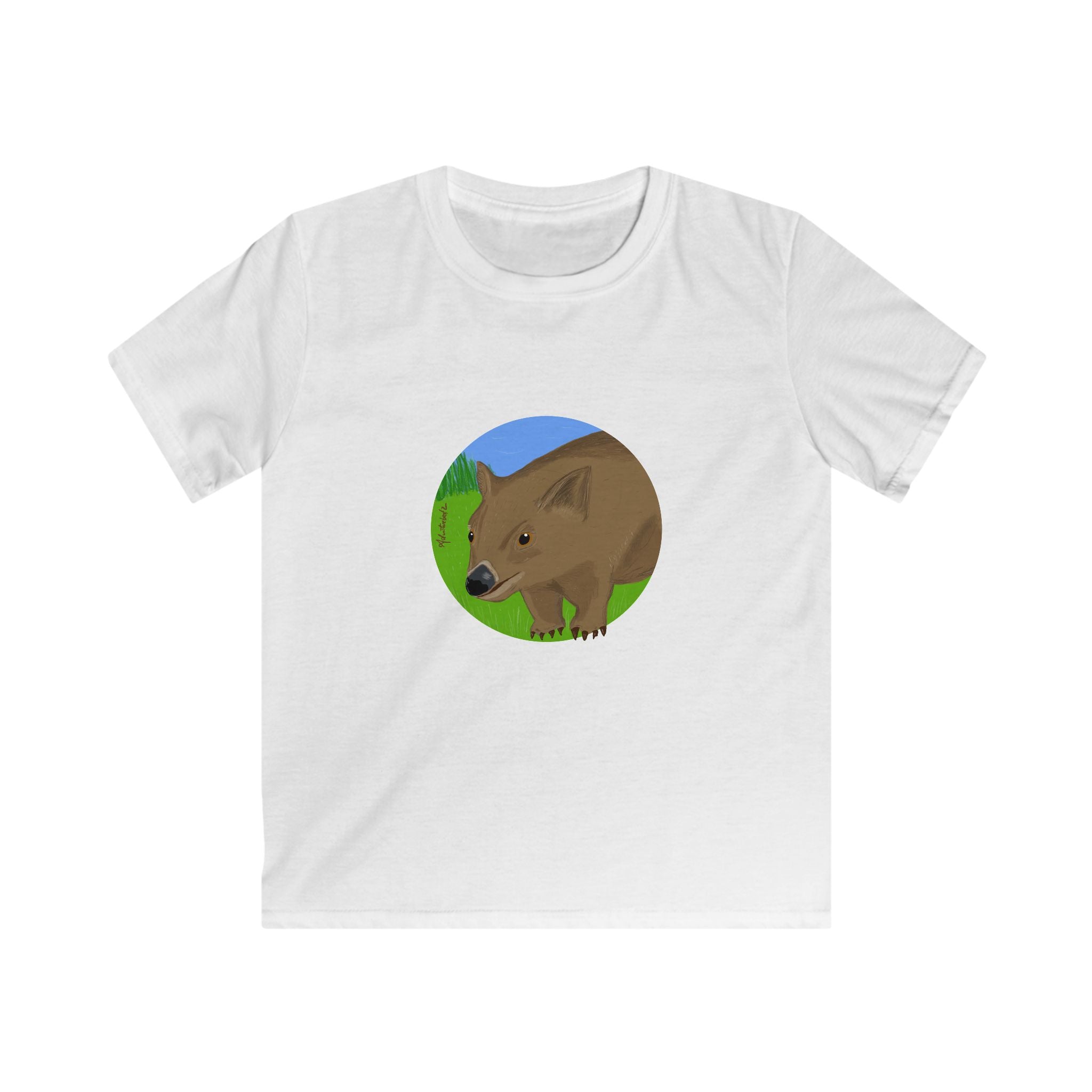 Adventurebeatz  Wombat Australia Kids Softstyle Tee