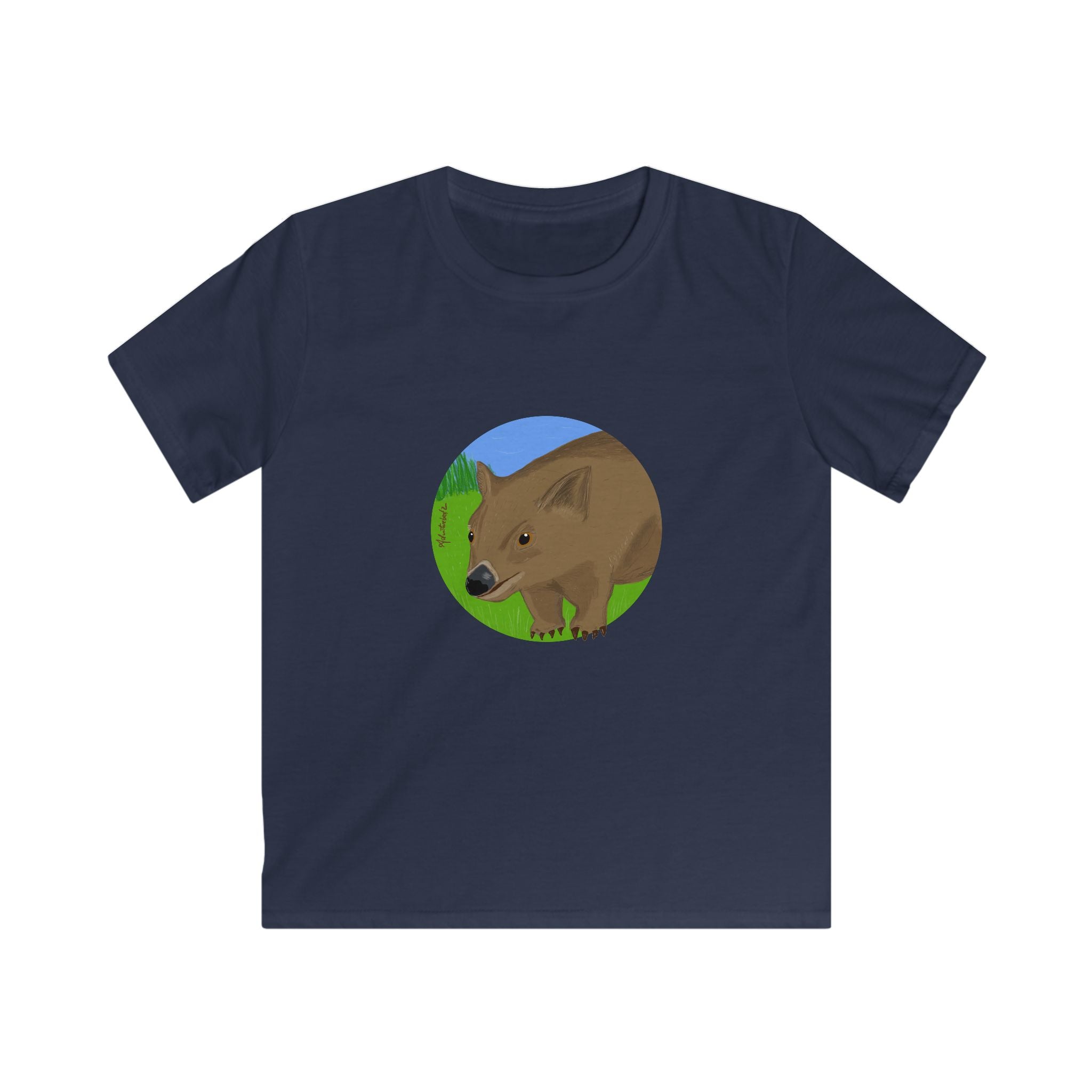 Adventurebeatz  Wombat Australia Kids Softstyle Tee