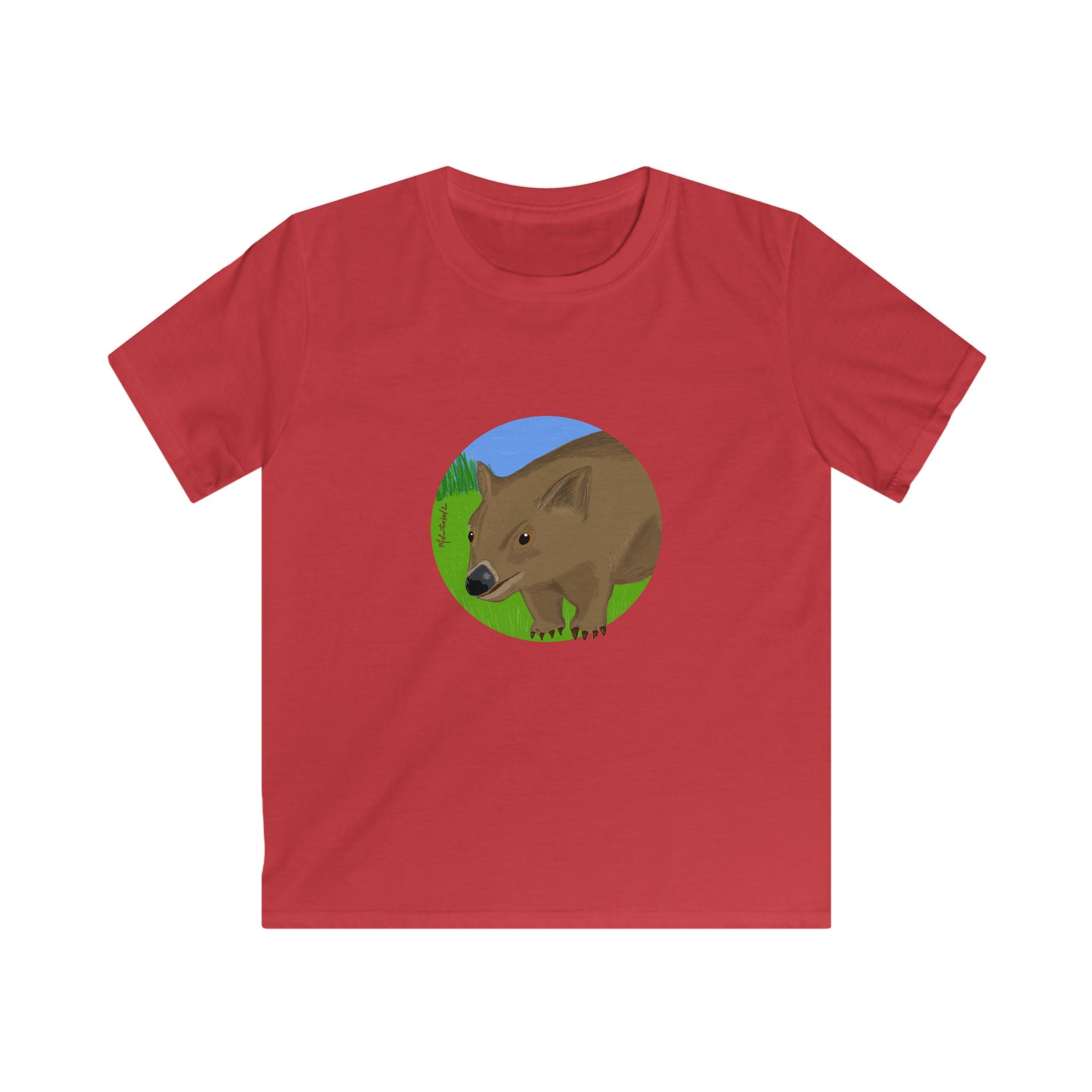 Adventurebeatz  Wombat Australia Kids Softstyle Tee