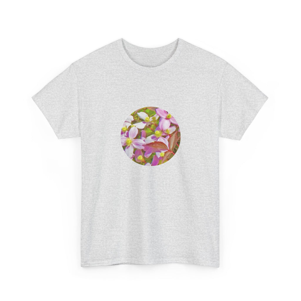 Adventurebeatz Floral Print Unisex Heavy Cotton Tee