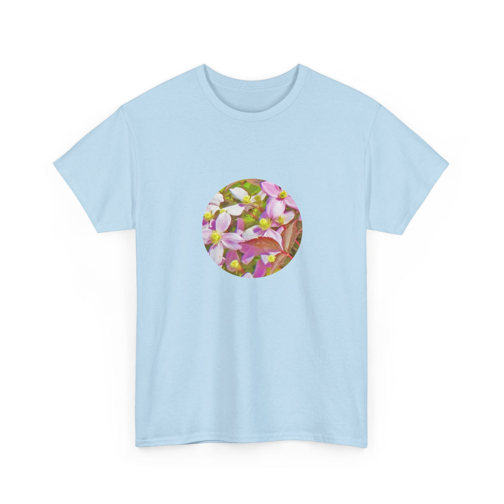 Adventurebeatz Floral Print Unisex Heavy Cotton Tee