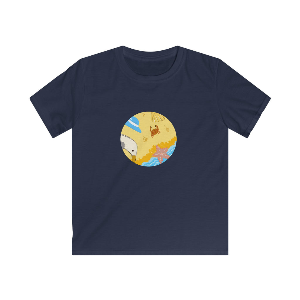 Adventurebeatz  Day by the Sea Kids Softstyle Tee