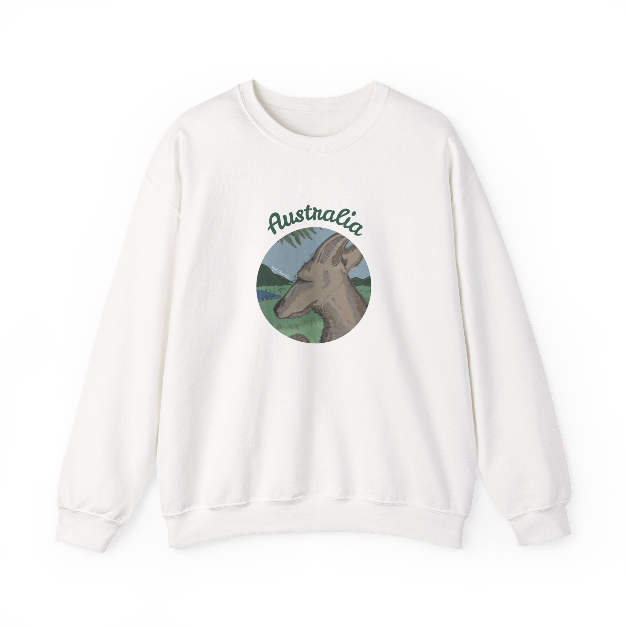 Australia Kangaroo Unisex Heavy Blend™ Crewneck Sweatshirt