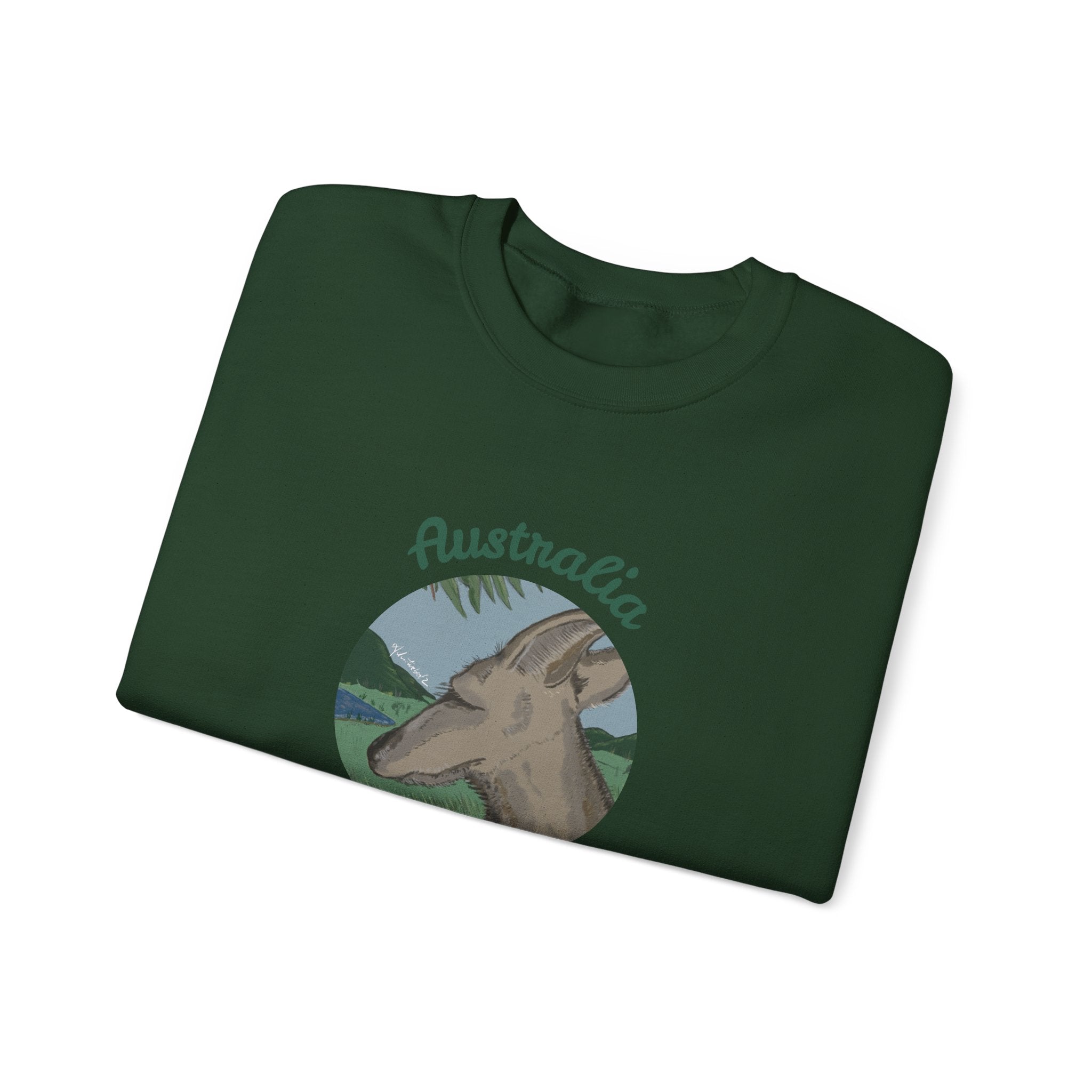 Australia Kangaroo Unisex Heavy Blend™ Crewneck Sweatshirt
