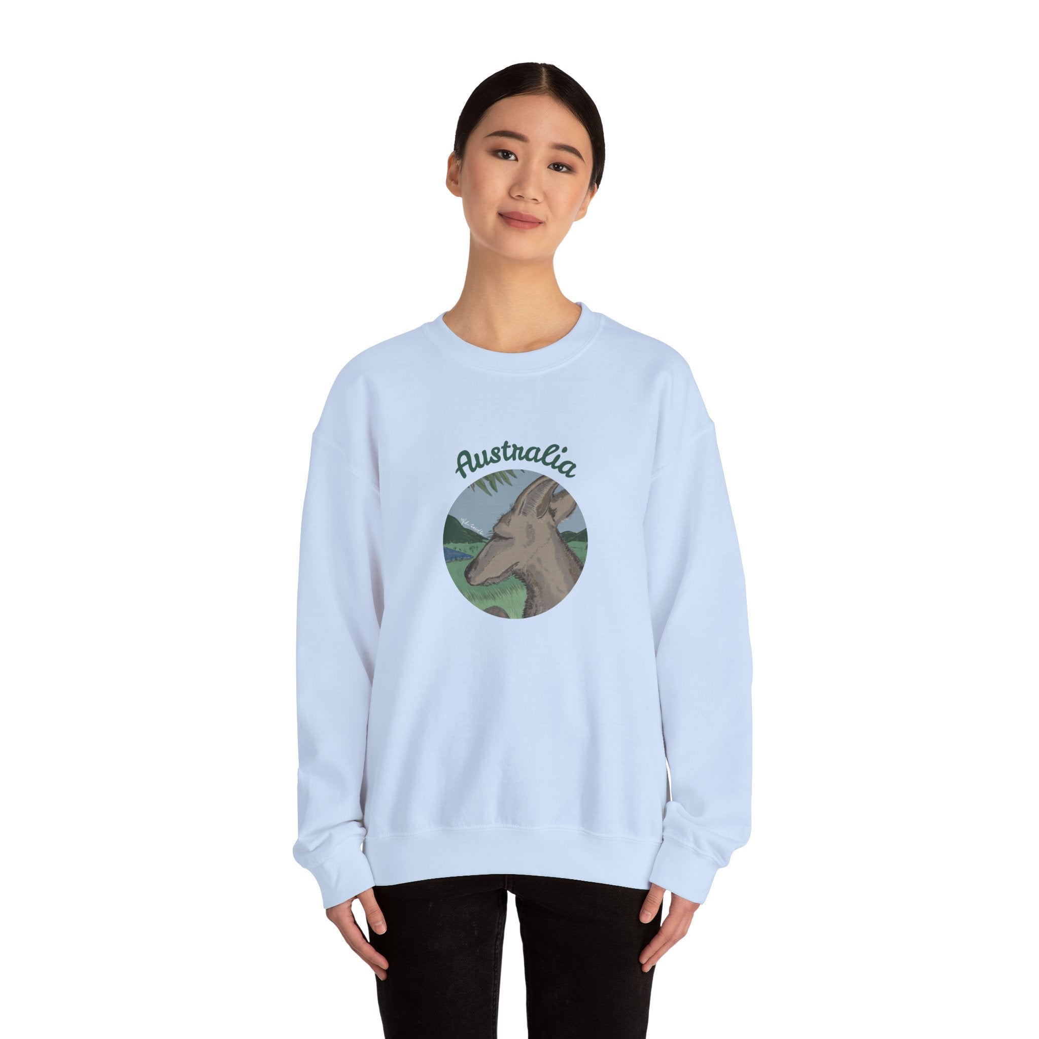 Australia Kangaroo Unisex Heavy Blend™ Crewneck Sweatshirt