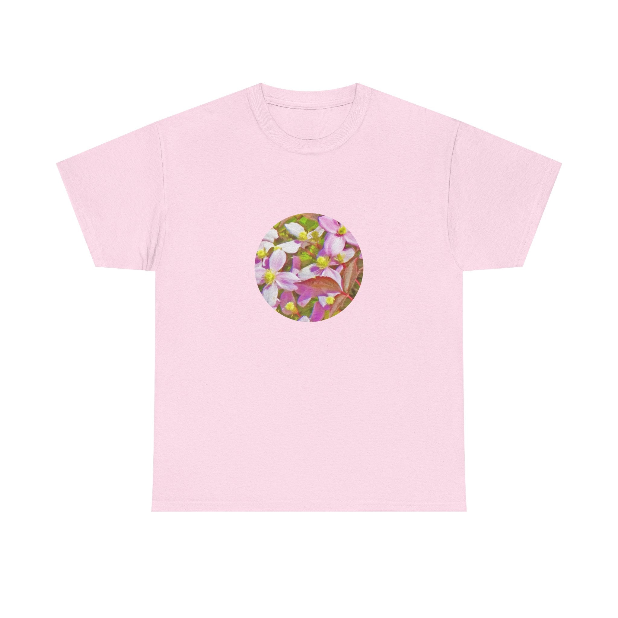Adventurebeatz Floral Print Unisex Heavy Cotton Tee