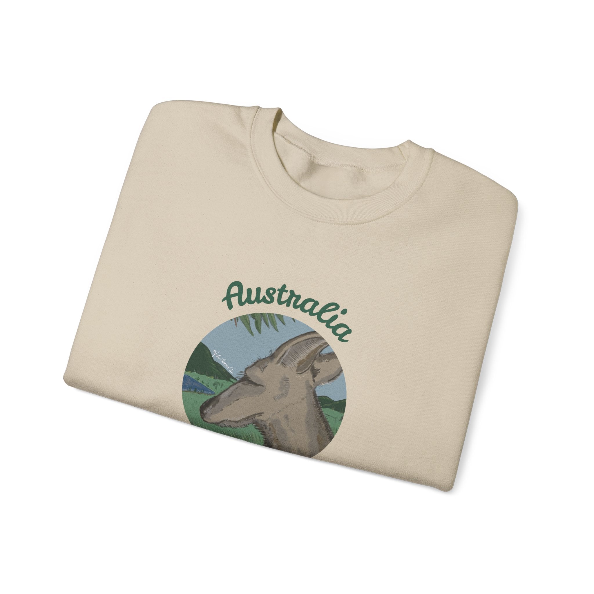 Australia Kangaroo Unisex Heavy Blend™ Crewneck Sweatshirt