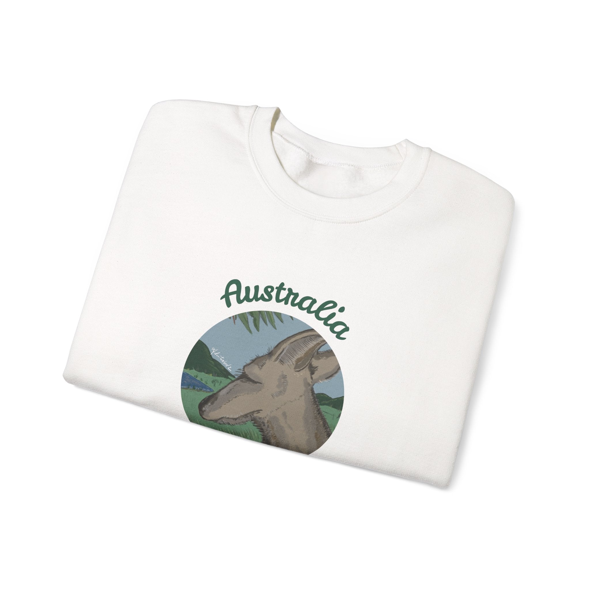 Australia Kangaroo Unisex Heavy Blend™ Crewneck Sweatshirt