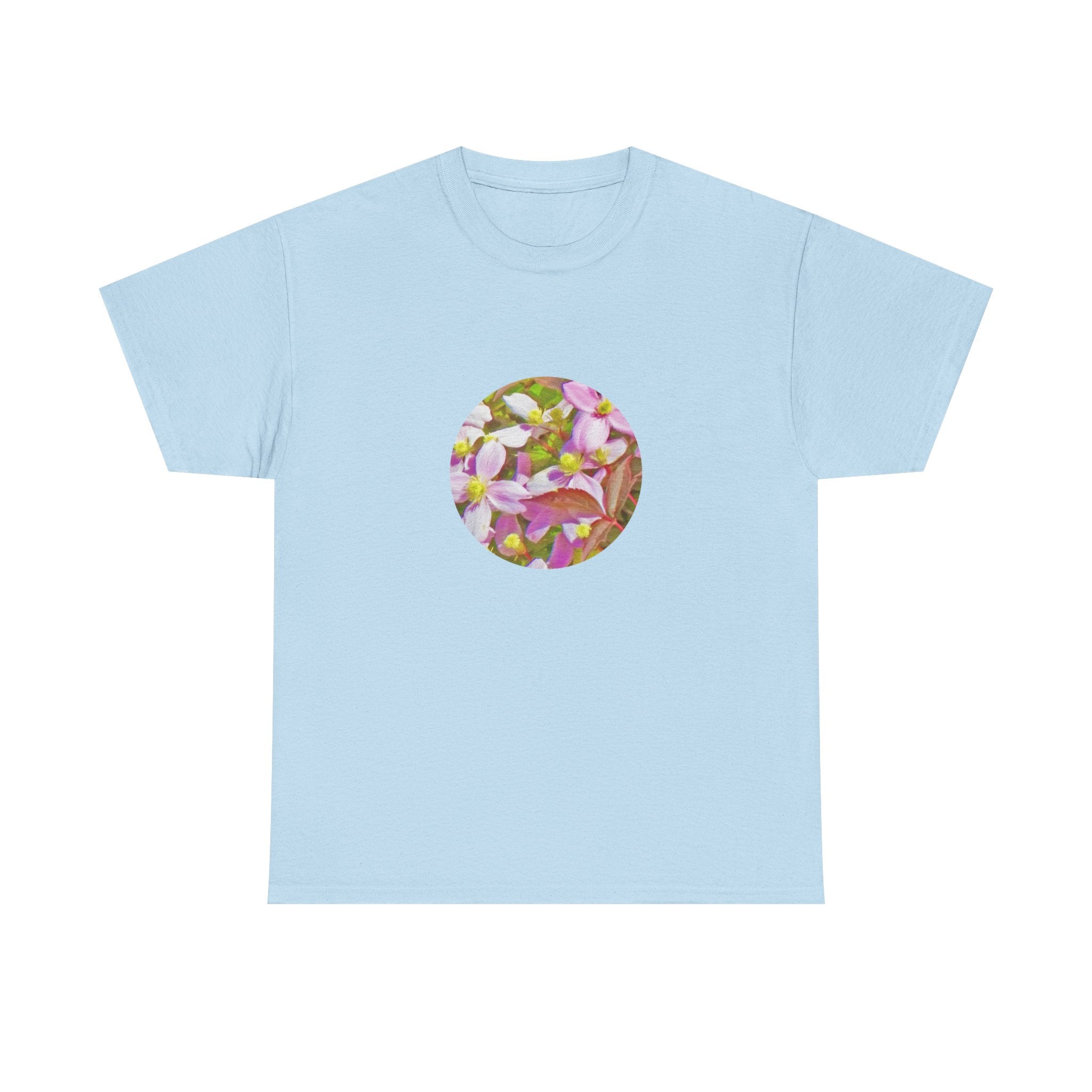 Adventurebeatz Floral Print Unisex Heavy Cotton Tee