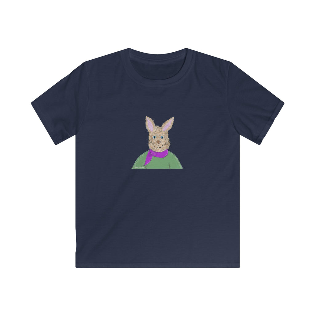 Mr Albert Rabbit - Kids Softstyle T Shirt