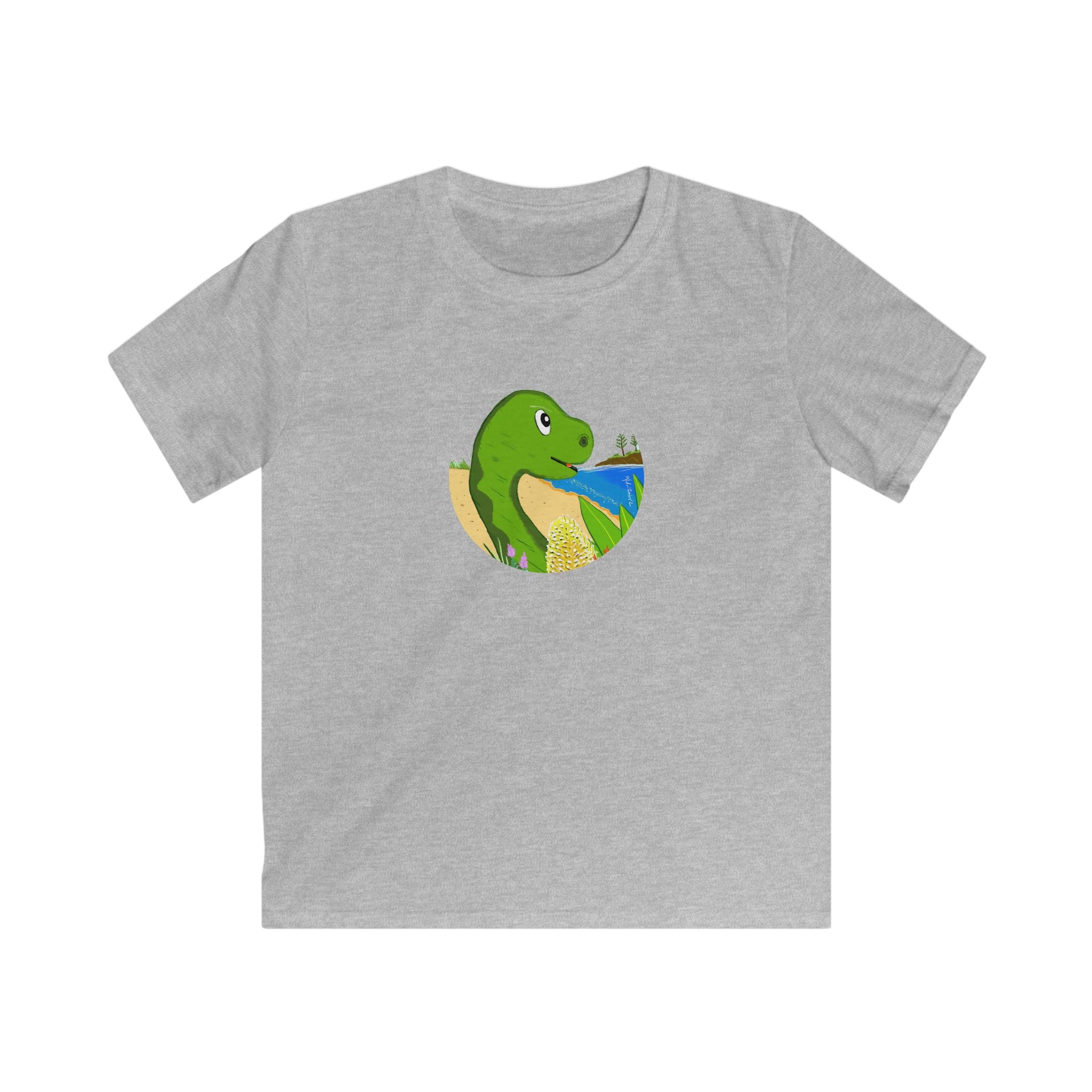 Adventurebeatz  Roaming Rex Australia , Dinosaur, Kids Softstyle Tee